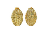 Bubble Oval Earrings