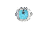 Chrysocolla Druzy Ring