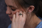 Bubble Button Ring