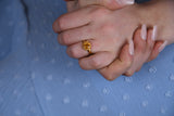 Bubble Button Ring