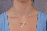 Bulles Double Circle Pendant