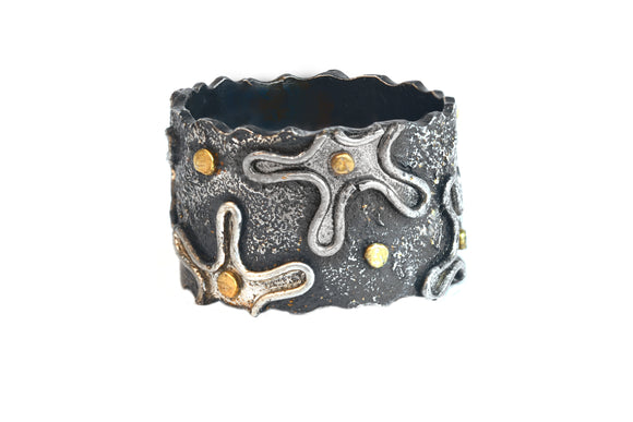Fused Floral Ring