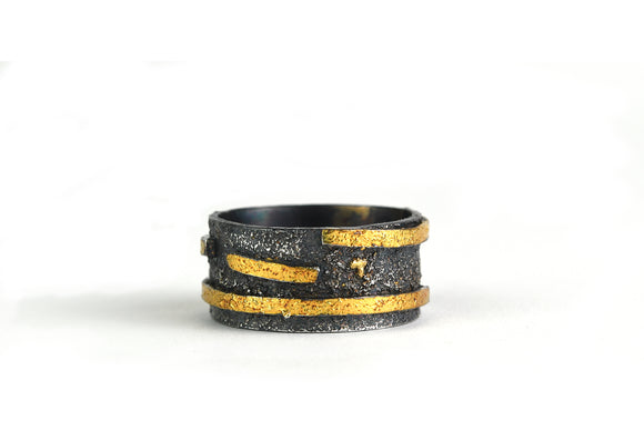 Golden Stripe Ring