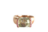 Lodolite and Ruby Ring