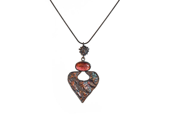 Tourmaline with Granulation Pendant