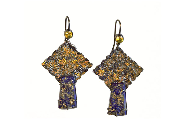 Glowing Lapis Earrings
