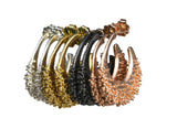 Bulles Rosee earrings shown here to demonstrate finish options available.