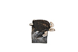 Sea Turtle on Reticulated Silver Band