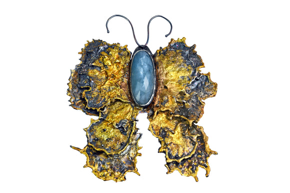 Golden Butterfly Pin