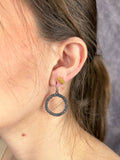 Bubble Open Circle Earrings