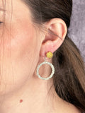 Bubble Open Circle Earrings