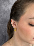 Bubble Open Circle Earrings