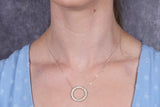 Bubble Open Circle Pendant