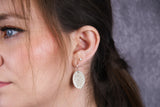 Bubble Oval Earrings