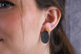 Bubble Oval Earrings