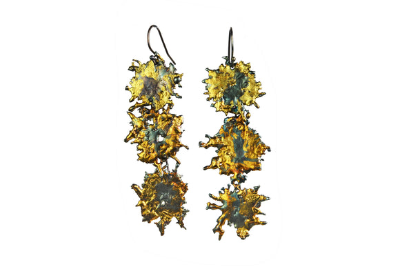 Splattered X3 Earrings