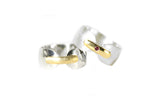 Silver Ring with 18k Gold