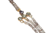 Sparkling Zircon and Diamond Necklace